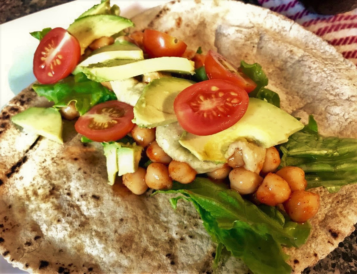 Buffalo Chickpea Wraps