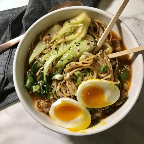 Spicy Pork & Miso Ramen • Spicy Ramen Noodles Recipe