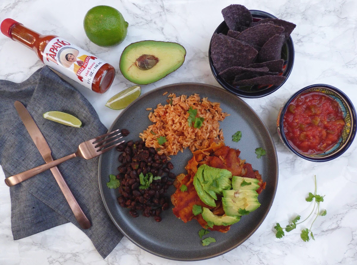 Black Bean & Sweet Potato Enchiladas