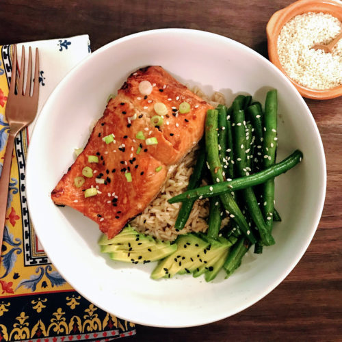 Salmon Bowl “Adult Lunchable” #learnontikok, salmon bowl